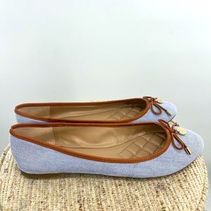 Vince Camuto  flat Luanna Ballet flat blue size 9.5 mint condition